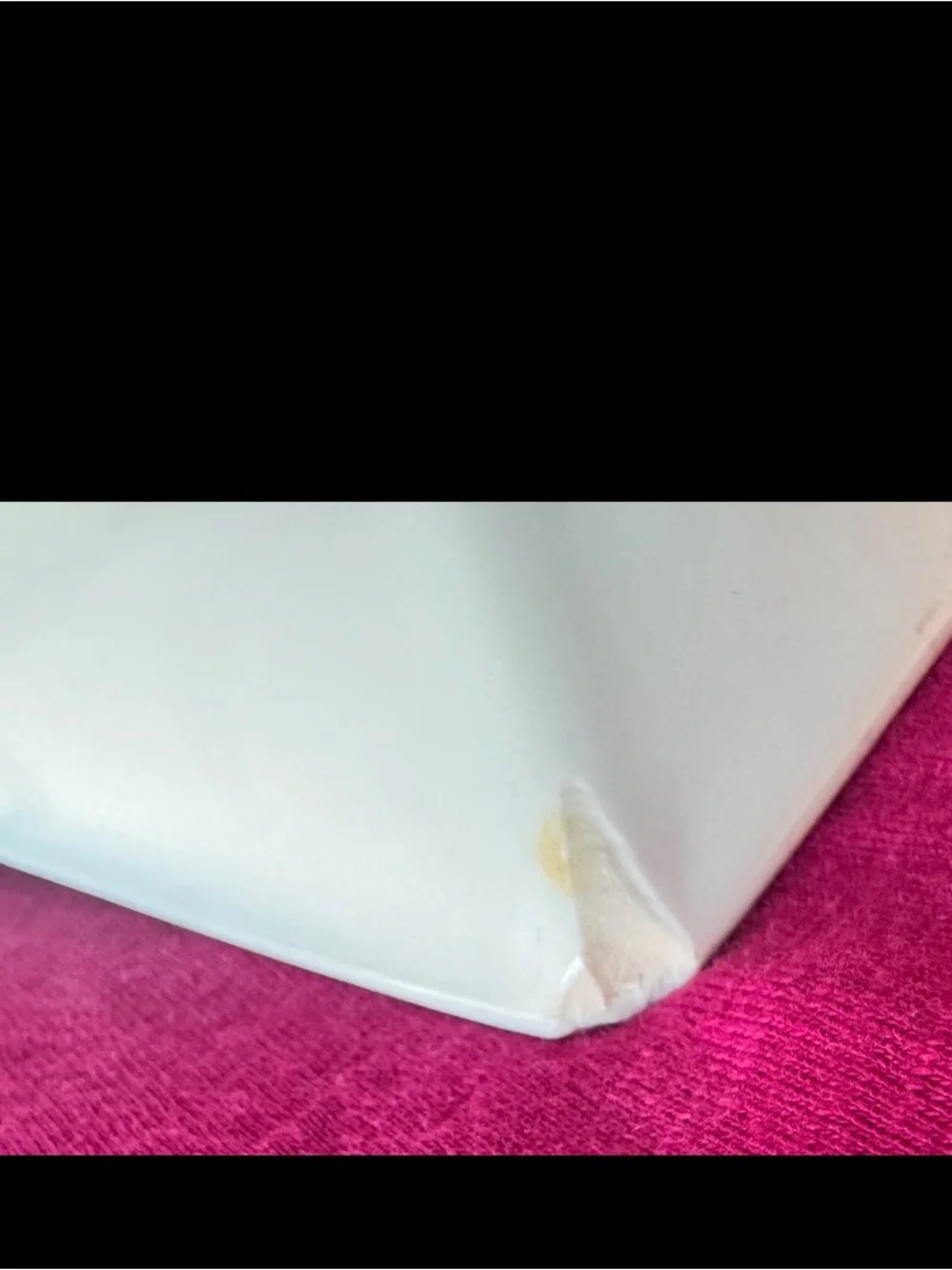 Set of 6 West Elm Square White Porcelain Dinner Plates Dining